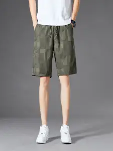 StyleCast x Revolte Men Printed Regular Fit Mid-Rise Cotton Shorts