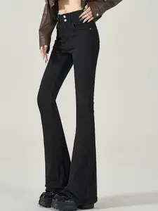 StyleCast x Revolte Women Clean Look Mid-Rise Bootcut Fit Jeans