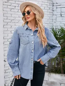 StyleCast Women Opaque Casual Shirt