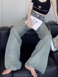 StyleCast Women Cotton Wide Leg Jeans