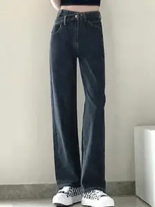 StyleCast Women Straight Fit High-Rise Jeans