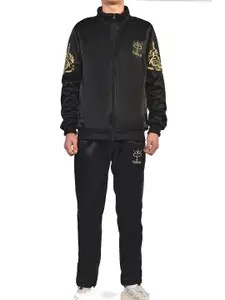 StyleCast x Revolte Printed High Neck Jacket With Trousers