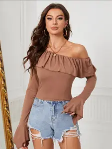 StyleCast One Shoulder Bardot Top