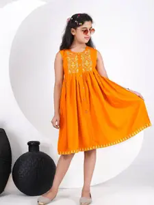 DMP FASHION Floral Print Kimono Sleeve Cotton Top