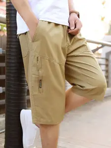 StyleCast x Revolte Men Regular Fit Mid-Rise Cotton Shorts