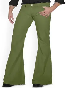 StyleCast x Revolte Men Easy Wash Pleated Mid-Rise Bootcut Trousers