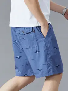 StyleCast x Revolte Men Graphic Printed Regular Shorts