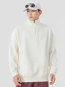 StyleCast x Revolte Men High Neck Half Zipper Sweatshirt