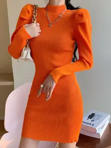 StyleCast x Revolte Women Puff Sleeve Bodycon Dress