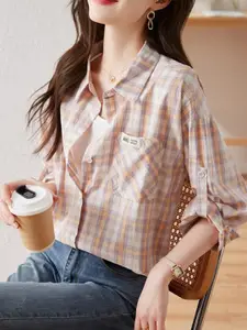 StyleCast Women Tartan Checks Casual Shirt