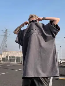 StyleCast Men Typography Printed Round Neck Oversized T-shirt