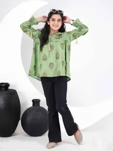 DMP FASHION Floral Print Top