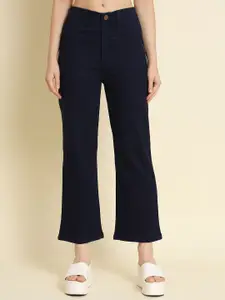 CORSICA Women Jean Straight Fit High-Rise Light Fade Stretchable Jeans