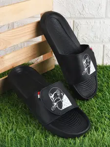 PERY PAO Men Printed Sliders Flip Flops