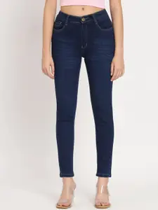 CORSICA Women Jean Skinny Fit High-Rise Light Fade Stretchable Jeans