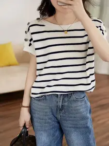 StyleCast Women Striped Top