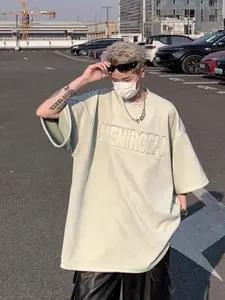 StyleCast Men Typography Printed Round Neck Oversized T-shirt