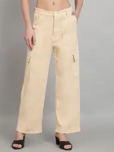 CORSICA Women Jean Relaxed Fit High-Rise Light Fade Stretchable Jeans