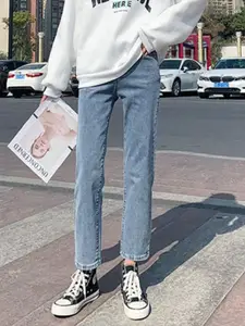 StyleCast Women Cotton Slim Fit High-Rise Jeans