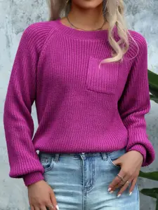 StyleCast x Revolte Women Cable Knit Pullover Sweater