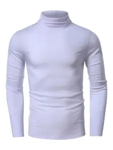 StyleCast x Revolte Men High Neck Slim Fit T-shirt