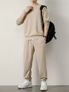 StyleCast x Revolte Khaki Round Neck Tracksuit