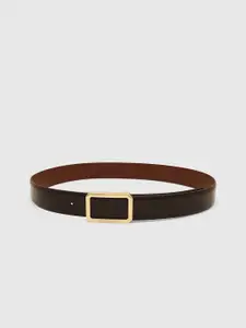 Blackberrys Men Textured Leather Formal Belt