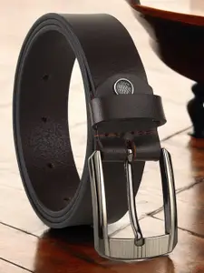 Provogue Men Textured Leather Formal Belt