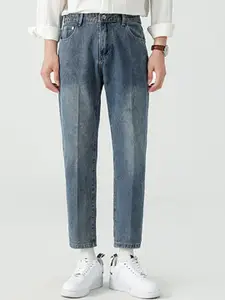 StyleCast x Revolte Men Light Fade Mid-Rise Stretchable Jeans