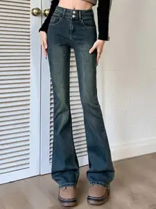 StyleCast x Revolte Women Bootcut Dark Fade Jeans