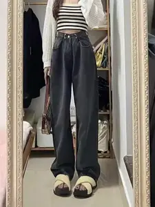 StyleCast Women Dad Fit High-Rise Jeans