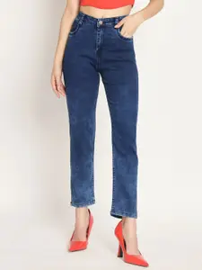 CORSICA Women Jean Slim Fit High-Rise Light Fade Stretchable Jeans