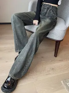 StyleCast Women Regular Fit Mid-Rise Clean Look Light Fade Soft Functional Jeans