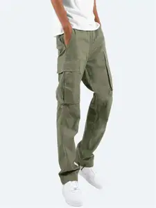 StyleCast x Revolte Men Easy Wash Mid-Rise Cargo Trousers
