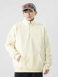 StyleCast x Revolte Men Mock Collar Sweatshirt