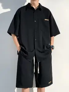 StyleCast x Revolte Short Sleeves Shirt With Shorts