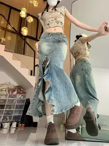 StyleCast x Revolte Straight Midi Skirt