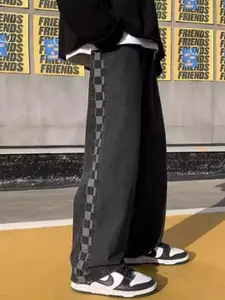 StyleCast Men Mid-Rise Wide Leg Jeans