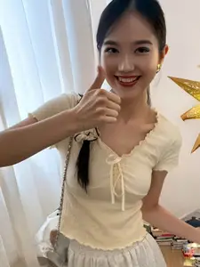 StyleCast Striped Flared Sleeve Top