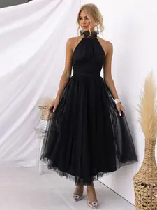 StyleCast x Revolte Women Halter Neck Maxi Dress