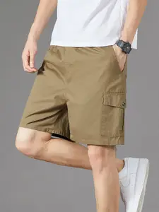 StyleCast x Revolte Men Regular Fit Mid-Rise Cargo Shorts