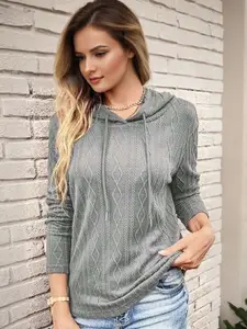 StyleCast Women Hooded Sweatshirt