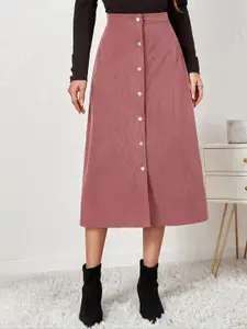 StyleCast x Revolte Women A-Line Midi Skirt