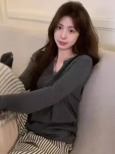 StyleCast Mandarin Collar Top