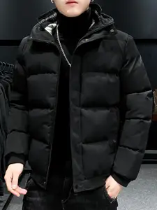 StyleCast x Revolte Men Open Front Hooded Jacket