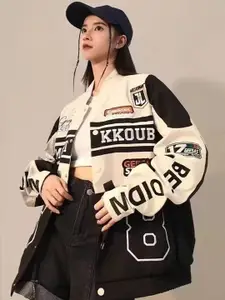 StyleCast x Revolte Men Regular Typography Jacket