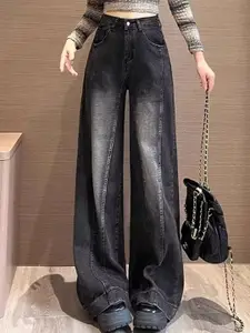 StyleCast x Revolte Women Relaxed Fit Light Fade Stretchable Jeans