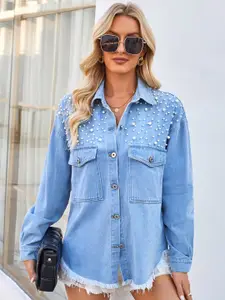 StyleCast Women Opaque Casual Shirt