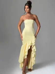 StyleCast Off-Shoulder Bodycon Midi Dress