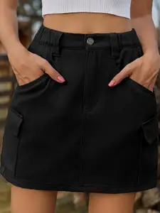 StyleCast A-Line Above Knee Length Skirts